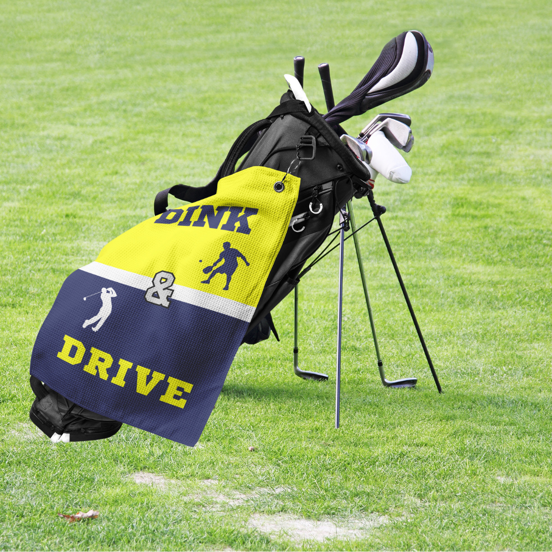 I Dink & Drive - Men's Golf Towel