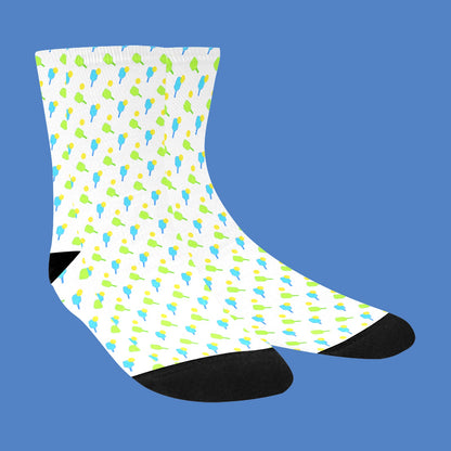 Pickleball Paddle Crew Socks