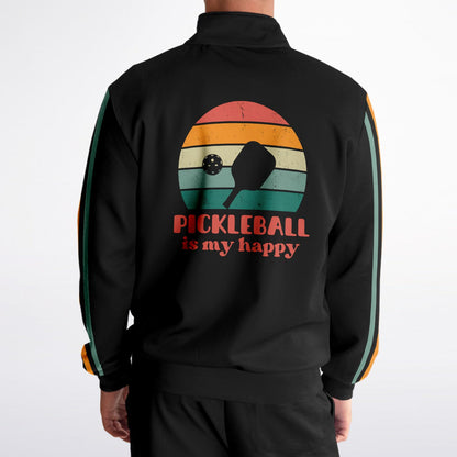 Pickleball Is My Happy Track Jacket