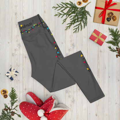 Christmas Pickleball High Waisted Leggings