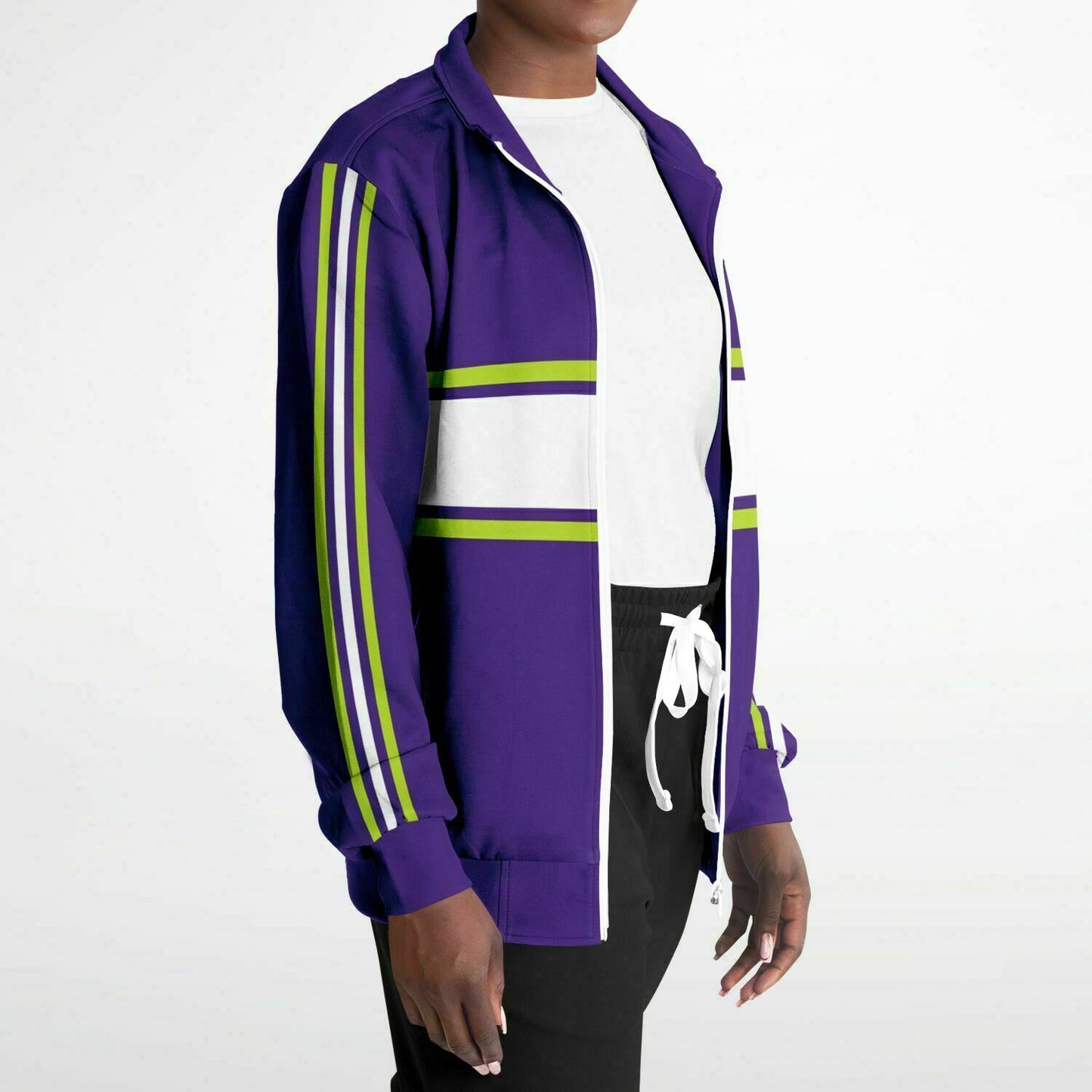 Violet & Lime Green PICKLEBALL Track Jacket