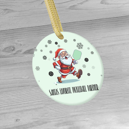 Santa's Favorite Partner Ornament