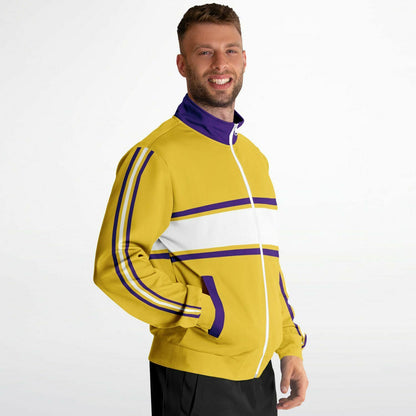 Yellow & Violet PICKLEBALL Track Jacket