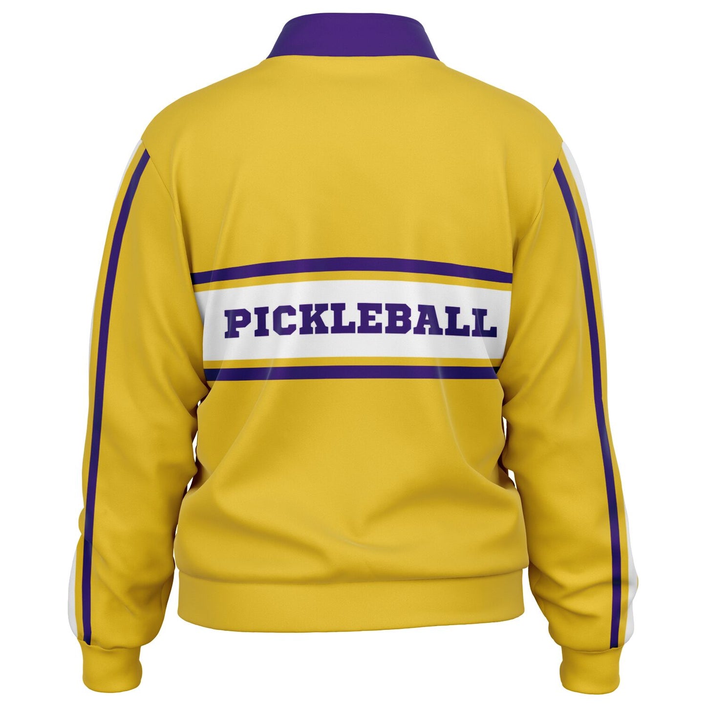 Yellow & Violet PICKLEBALL Track Jacket