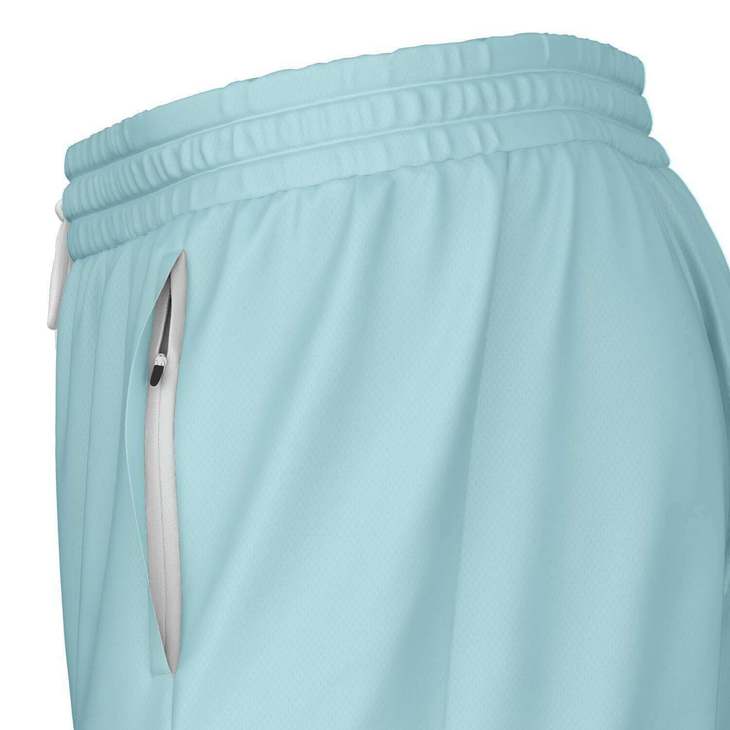 Teal & Gray 2-in-1 Athletic Shorts (Long)