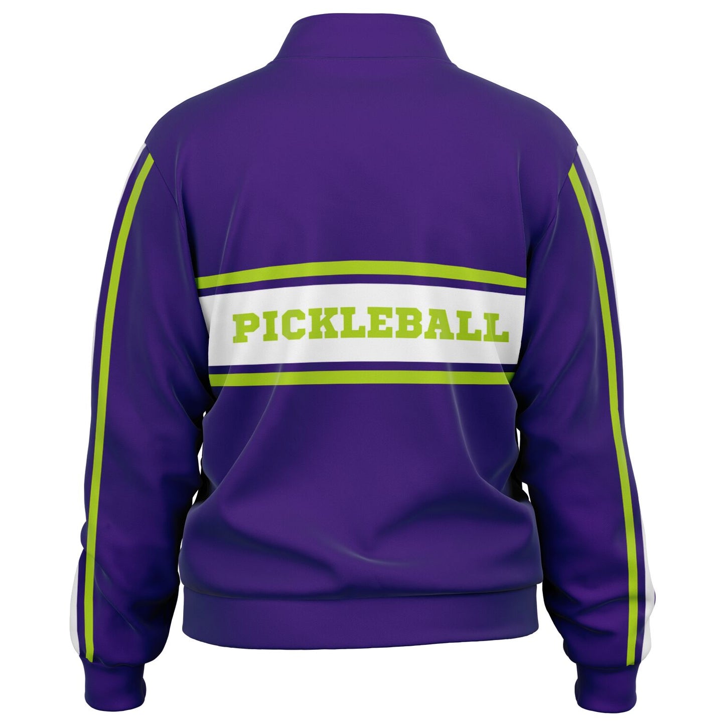 Violet & Lime Green PICKLEBALL Track Jacket