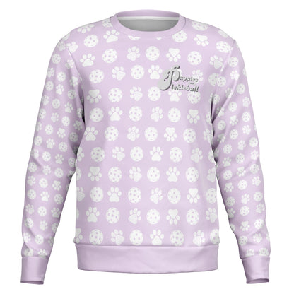 Puppies & Pickleball Sweatshirt (Lavender)