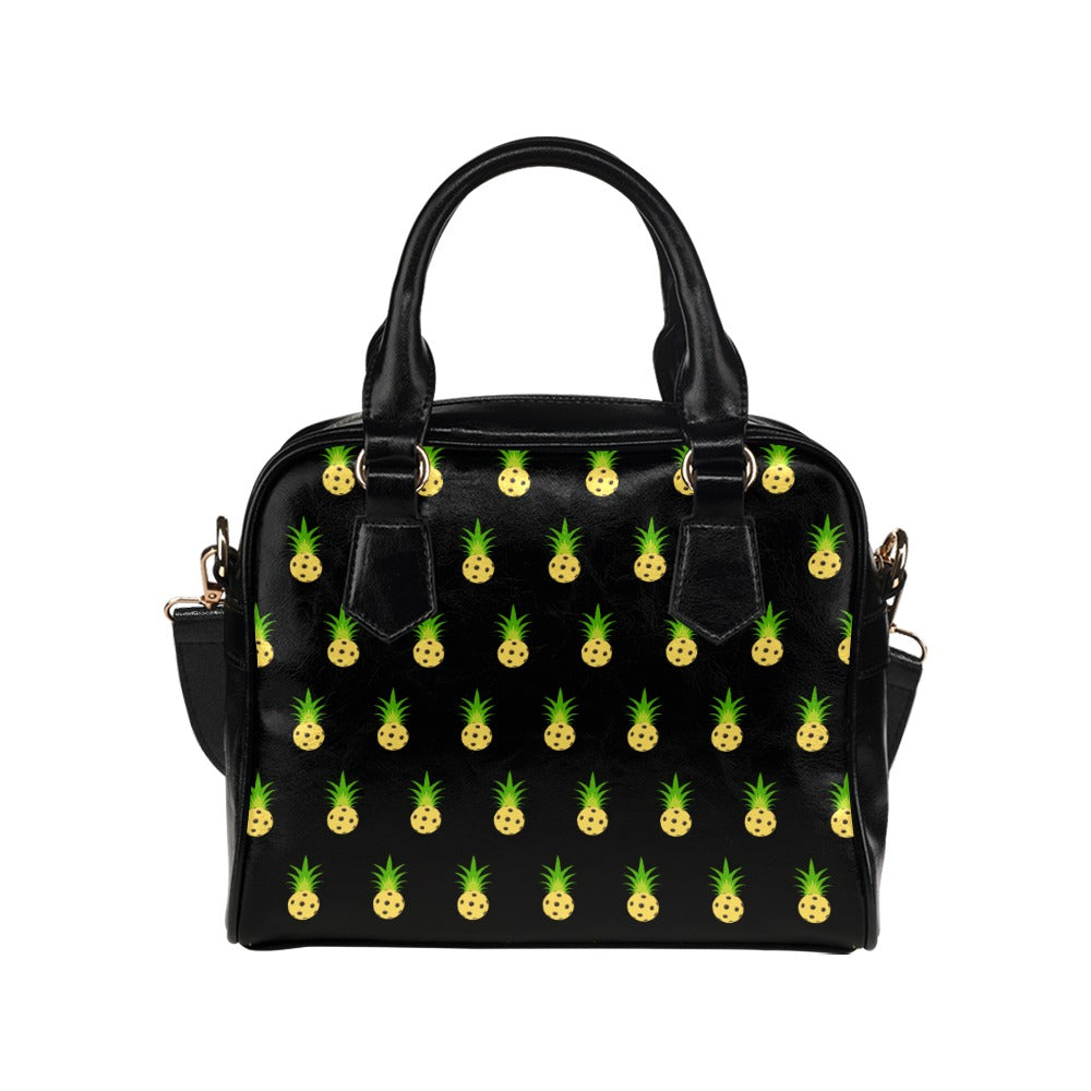 Pineapple Pickleball Shoulder Handbag