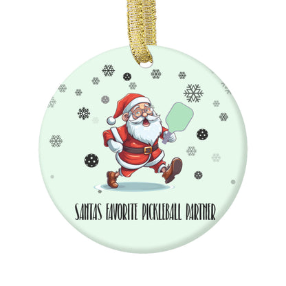 Santa's Favorite Partner Ornament