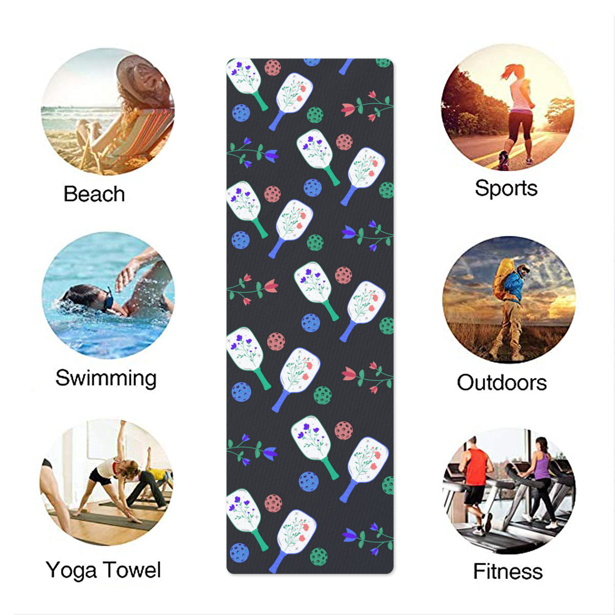 Floral Paddles COOLING Towel