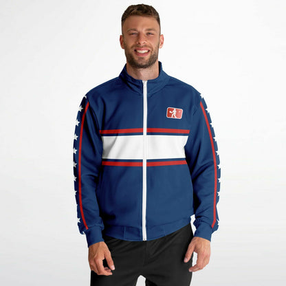 Red, White & Navy Pickleball Jacket