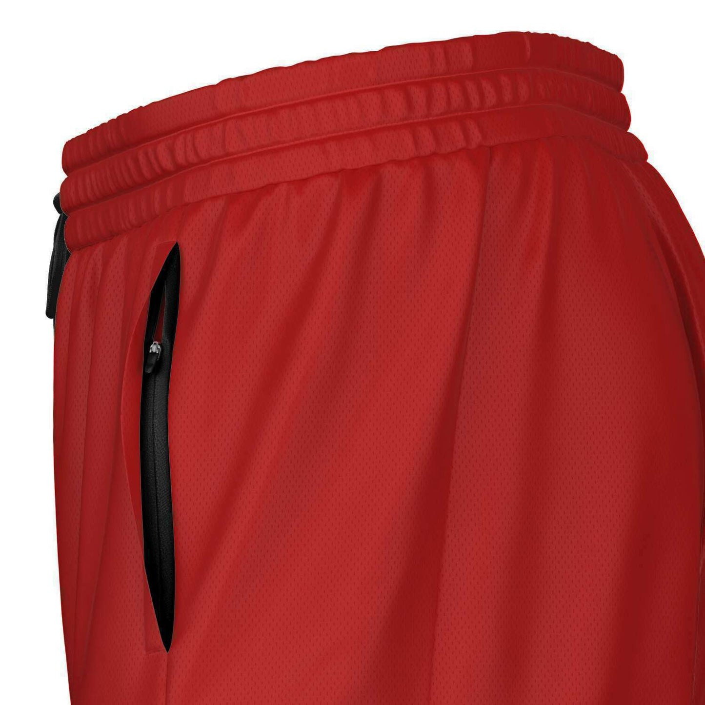 Red & Black 2-in-1 Athletic Shorts (Long)