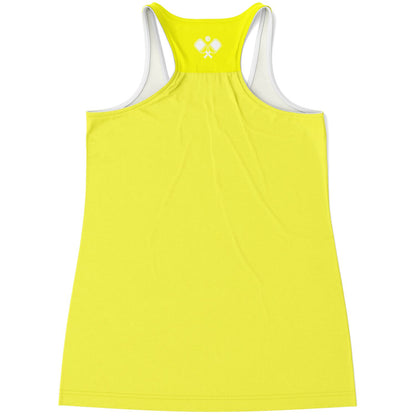 Neon Yellow Racerback Tank Top