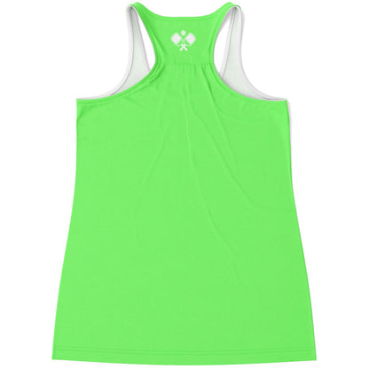 Neon Green Racerback Tank Top