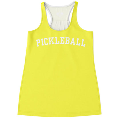 Neon Yellow Racerback Tank Top