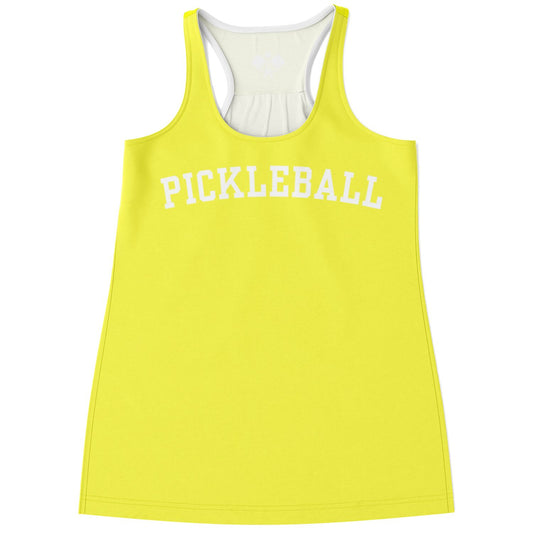 Neon Yellow Racerback Tank Top