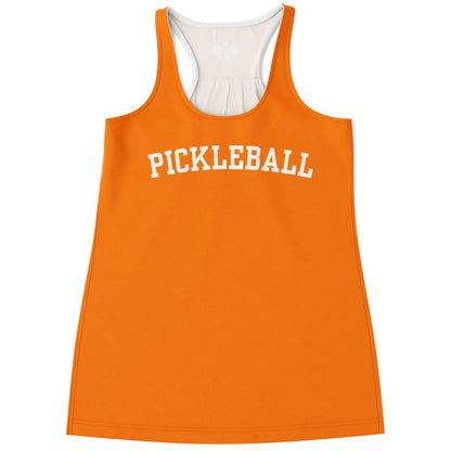 Orange Racerback Tank Top